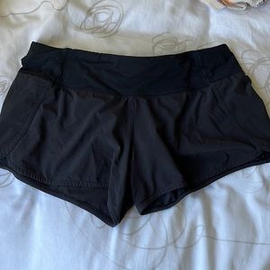 Black Lululemon Athletic Shorts